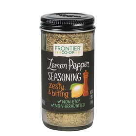 Frontier Co-op Lemon Pepper Seasoning Blend 2.08 oz.