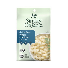 Simply Organic Dairy-Free White Cheddar Sauce Mix 0.85 oz.