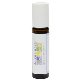 Aura Cacia Amber Roll-On Bottle with Writable Label .31 fl. oz.