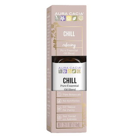 Aura Cacia Chill Essential Oil Blend, Boxed 0.25 Fl. Oz.