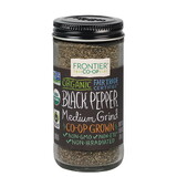 Frontier Co-op Black Pepper, Medium Grind, Organic, Fair Trade Certified 1.80 oz.