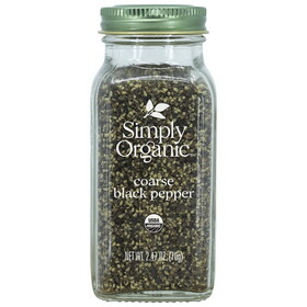 Simply Organic Black Coarse Grind Pepper 2.47 oz.