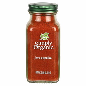 Simply Organic Hot Paprika 2.86 oz.
