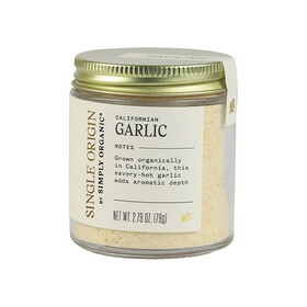 Single Origin by Simply Organic Californian Garlic, Organic 2.79 oz.