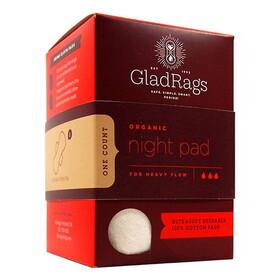 GladRags Organic Undyed Night Pad 1-pack