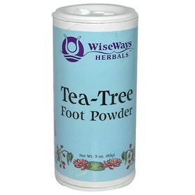 WiseWays Herbals Tea Tree Foot Powder 4 oz.
