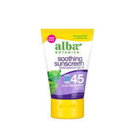 Alba Botanica Water Resistant Lavender Sunscreen 4 fl. oz.