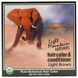 Light Mountain Brown Henna Hair Color & Conditioner 4 oz.