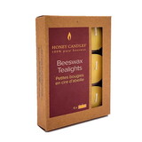 Honey Candles Beeswax Tea Lights 6 pack