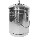 Culinary Accessories Stainless Steel Compost Pail 1 gallon