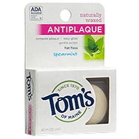 Tom's of Maine 213752 Spearmint Anti-Plaque Floss 32 yards
