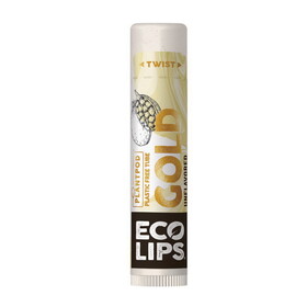Eco Lips Unflavored Gold Premium Lip Balm 0.15 oz.