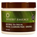 Desert Essence 217815 Facial Cleansing Pads with Tea Tree 50 pads