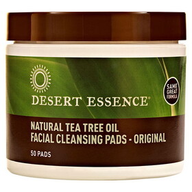 Desert Essence Facial Cleansing Pads with Tea Tree 50 pads