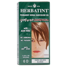 Herbatint 218237 6D Dark Golden Blonde Hair Color Gel 4.5 fl. oz.