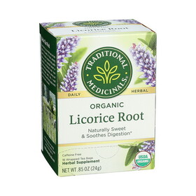 Traditional Medicinals Organic Licorice Root Tea 16 tea bags