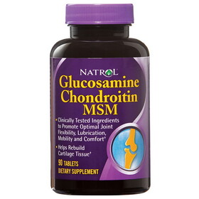 Natrol Glucosamine, Chondroitin &amp; MSM Tablets 90 tablets