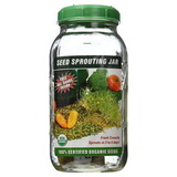 Handy Pantry Glass Seed Sprouting Jar Half Gallon