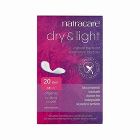 Natracare Dry + Light Incontinence Pads 20 count