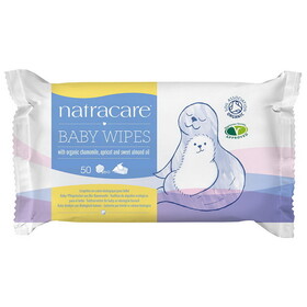 Natracare Baby Wipes 1 (50 count) pack