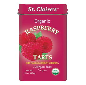St. Claire's Organics 220853 Raspberry Tarts 1.5 oz.