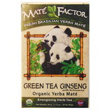 Mate Factor 221716 Mat&eacute Factor Green Tea Ginseng with Echinacea Yerba Mate Tea 20 tea bags