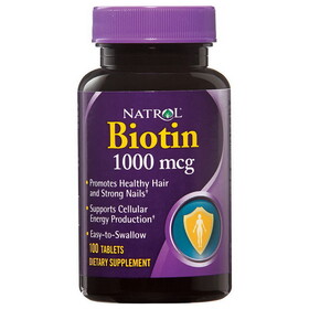 Natrol Biotin Tablets 1,000 mcg 100 tablets
