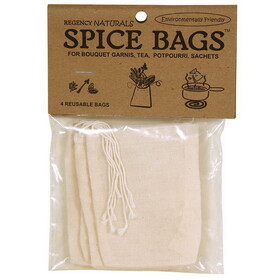 Regency 4-Pack Reusable Spice Bags Spice Bag