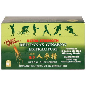 Prince Of Peace Red Panax Ginseng Extractum Display 30 (10 cc) vials