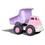 Green Toys Pink & Purple Dump Truck for 1+ years 10" x 7 1/2" x 7 1/8"