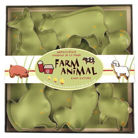 Accessories 7-Piece Farm Animal Cookie Cutter Set