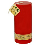 Aloha Bay 225407 Unscented Red Pillar Candle 2 1/4