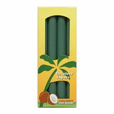 Aloha Bay 225448 Unscented Green Taper Candles 9