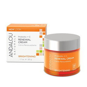 Andalou Naturals 225603 Probiotic + C Renewal Cream 1.7 fl. oz.