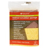 Full Circle 225833 2-Pack Walnut Scrubber Sponges 4.43