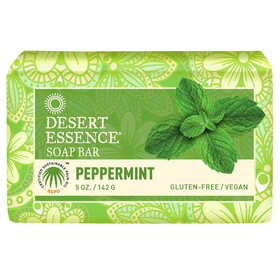 Desert Essence 226766 Peppermint Bar Soap 5 oz.