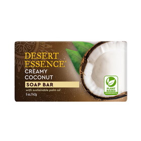 Desert Essence 226768 Creamy Coconut Bar Soap 5 oz.