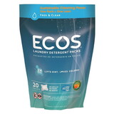 Earth Friendly Products Ecos Free & Clear Laundry Detergent Pods 20 pods