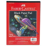 Faber Castell 227002 Black Paper Sketch Pad 9 x 12
