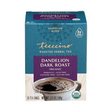 Teeccino Gluten-Free Dandelion Dark Roast Chicory Herbal Tea 10 tee-bags