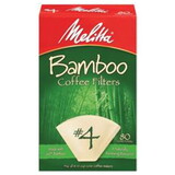 Melitta 227309 Bamboo #4 Cone Coffee Filters #4 Cone