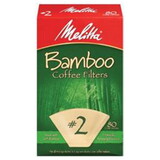 Melitta 227310 Bamboo #2 Cone Coffee Filters #2 Cone