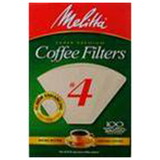 Melitta 227311 Natural #4 Cone Coffee Filters #4 Cone