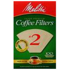 Melitta Natural Brown #2 Cone Coffee Filters #2 Cone