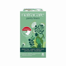 Natracare Panty Liners with Organic Cotton Cover 18 count