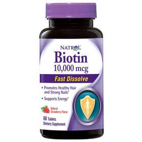 Natrol Biotin Strawberry Fast Dissolve Tablets 60 count