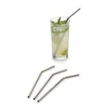 Culinary Accessories Stainless Steel Drink Straws 8 1/2