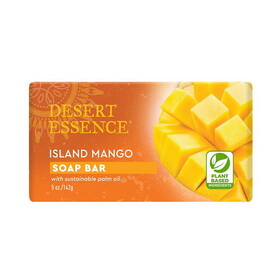 Desert Essence 228474 Island Mango Bar Soap 5 oz.