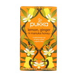 Pukka 228883 Organic Lemon, Ginger & Manuka Honey Herbal Tea 20 tea sachets