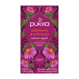Pukka 228891 Organic Elderberry & Echinacea Super Fruity Tea